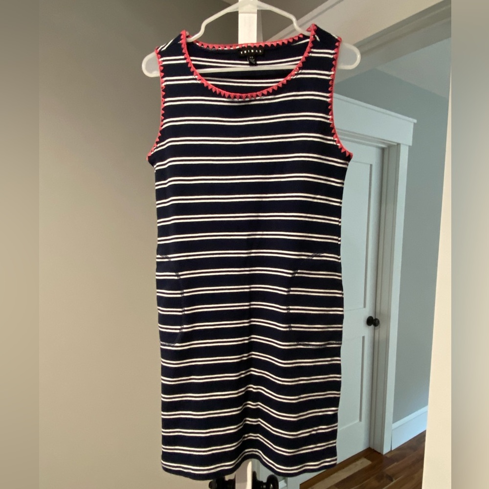Striped Summer Dress with Pockets